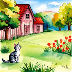 Free bedtime stories about cats - Whiskers and the Garden of Dreams A Tale of Kindness and Magic